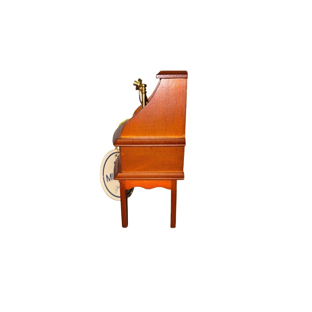 George Good Corp MCM Miniature Mail Desk Wooden Music Box "Hello Dolly" Trinket - Picture 4 of 11